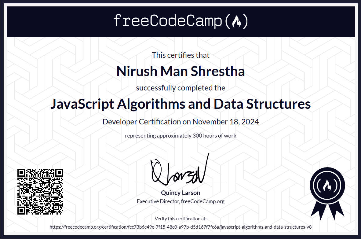 JavaScript Algorithms and Data Structures